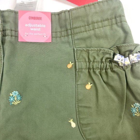 NWT Gymboree Girl Embroidered Pocket Skort & Clothesline Eyelet Sleeve Tee Size - Picture 3 of 9